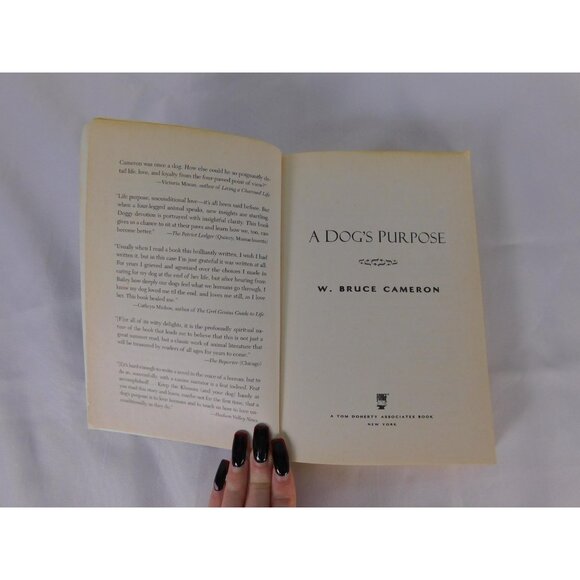 A Dog's Purpose W. Bruce Cameron Novel Fiction Paperback Emotional Dog Story Boo - Picture 6 of 6